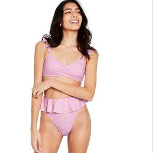 Stoney Clover Lane x Target pink heart bikini top